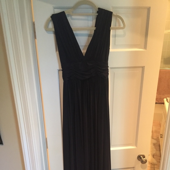 Floor Length Ball Gown (Navy) - Picture 2 of 5